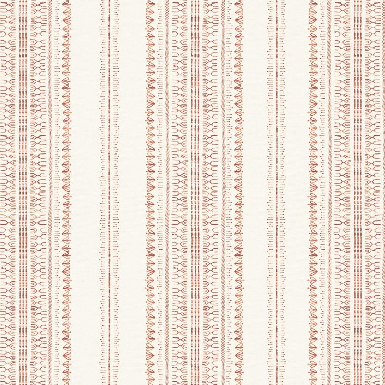 Bodo Stripe Ginger Printed Cotton Fabric