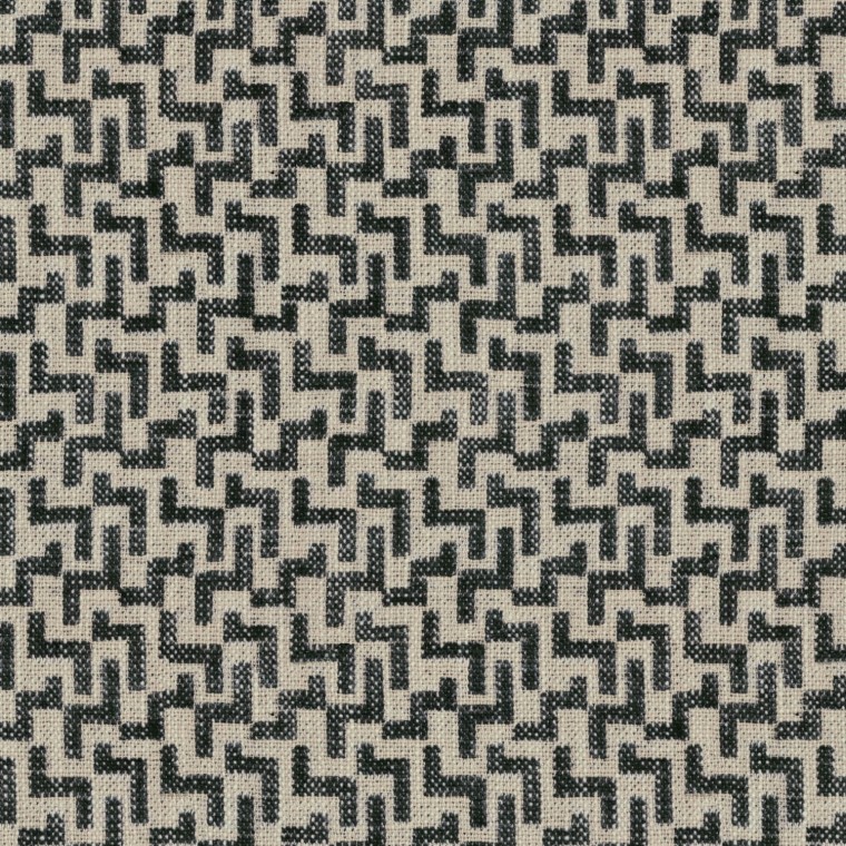 Desta Charcoal Woven Fabric