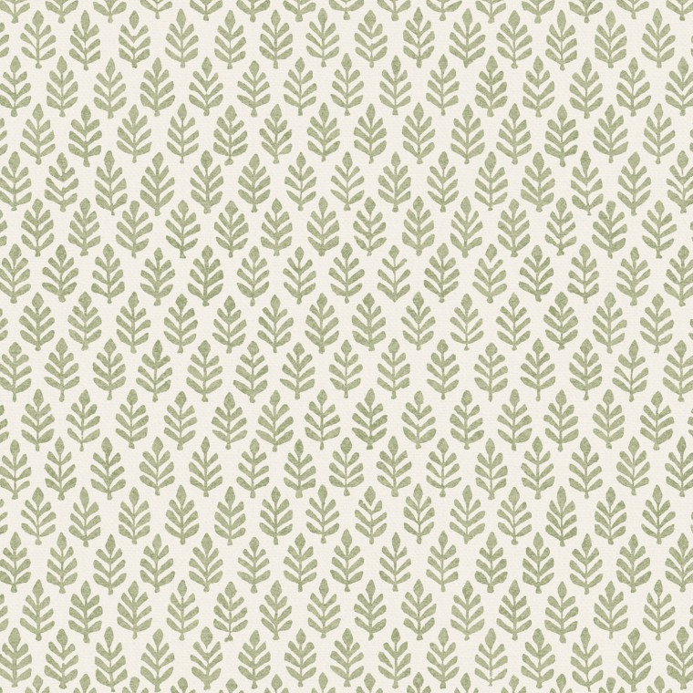 Folia Sage Printed Cotton Fabric
