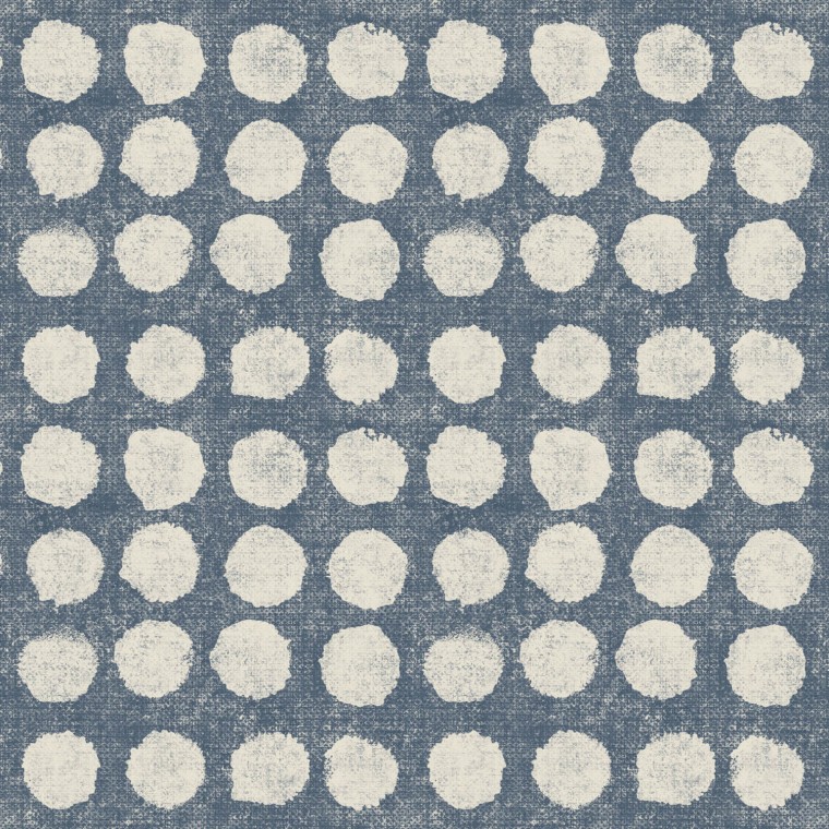 Fabric Jebel Indigo Print Flat