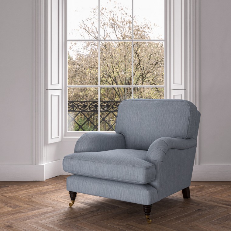 furniture bliss chair amina denim plain lifestyle