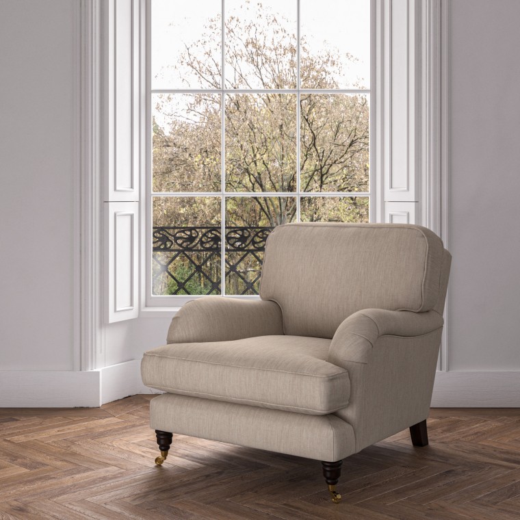 furniture bliss chair amina taupe plain lifestyle