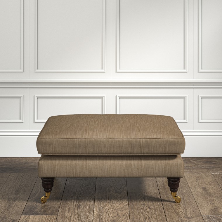 furniture bliss footstool amina mocha plain lifestyle
