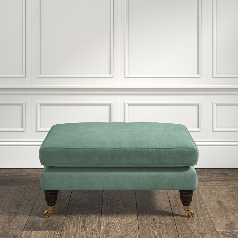 furniture bliss footstool cosmos celadon plain lifestyle