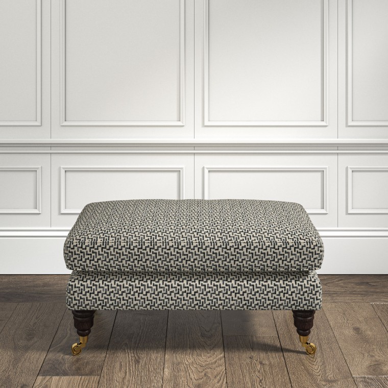 furniture bliss footstool desta charcoal weave lifestyle