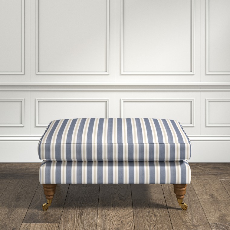 furniture bliss footstool fayola indigo weave lifestyle