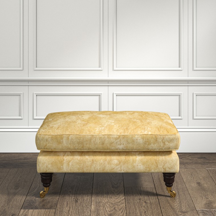 furniture bliss footstool namatha ochre print lifestyle