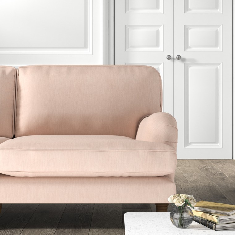 furniture bliss medium sofa amina blush plain lifestyle