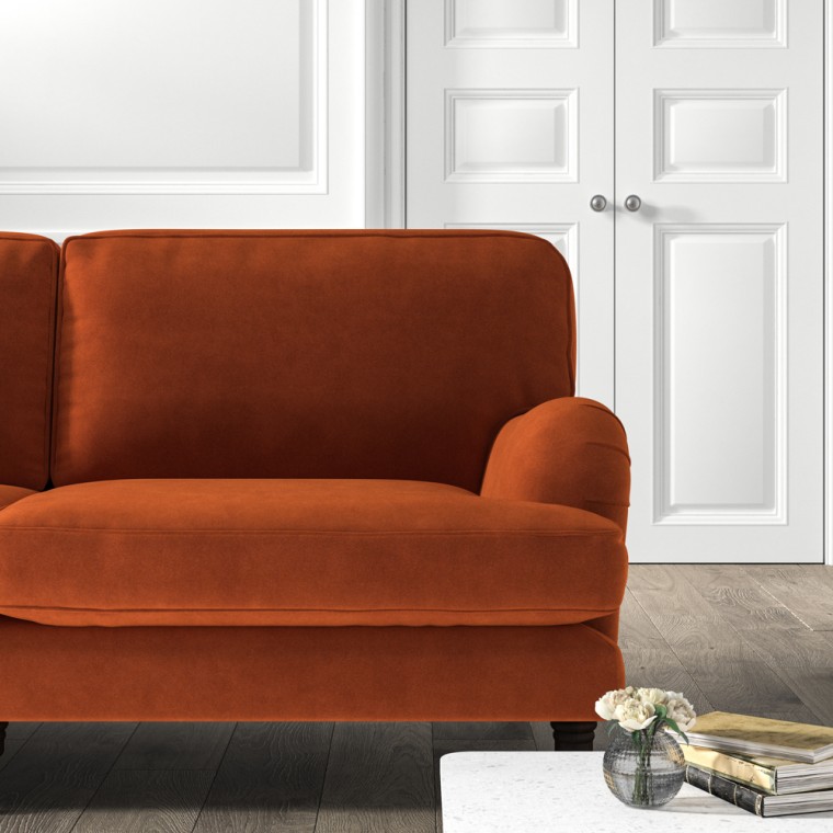 furniture bliss medium sofa cosmos cinnabar plain lifestyle