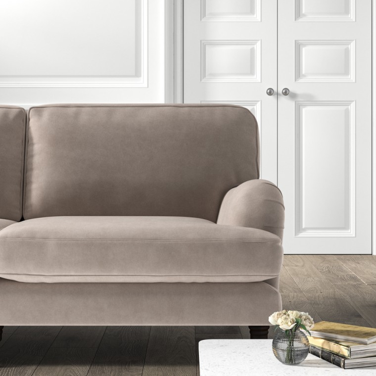 furniture bliss medium sofa cosmos clay plain lifestyle