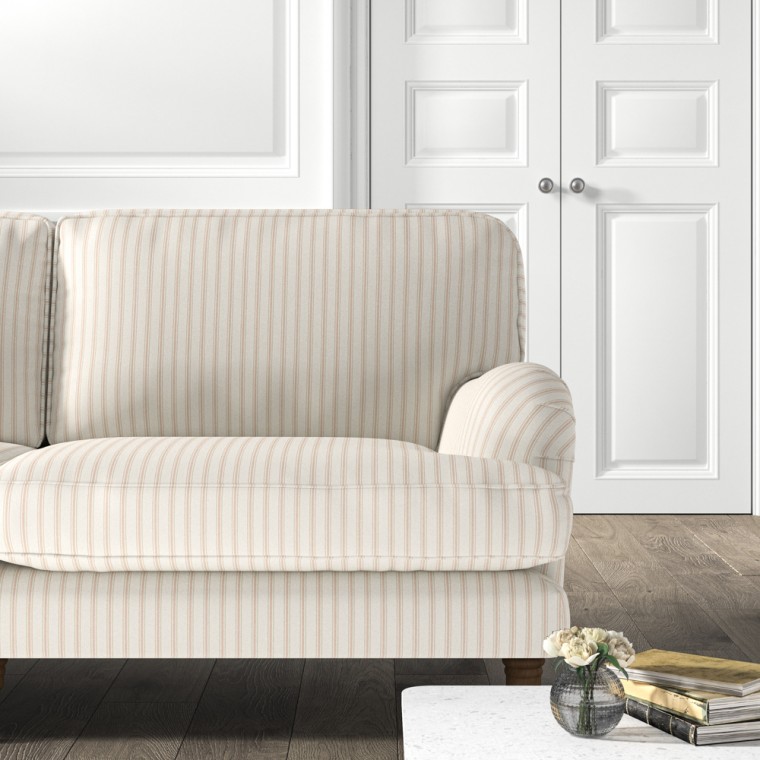 furniture bliss medium sofa malika blush weave lifestyle