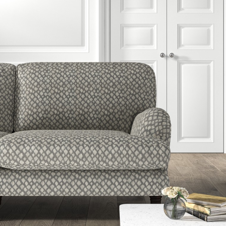 furniture bliss medium sofa nia charcoal weave lifestyle