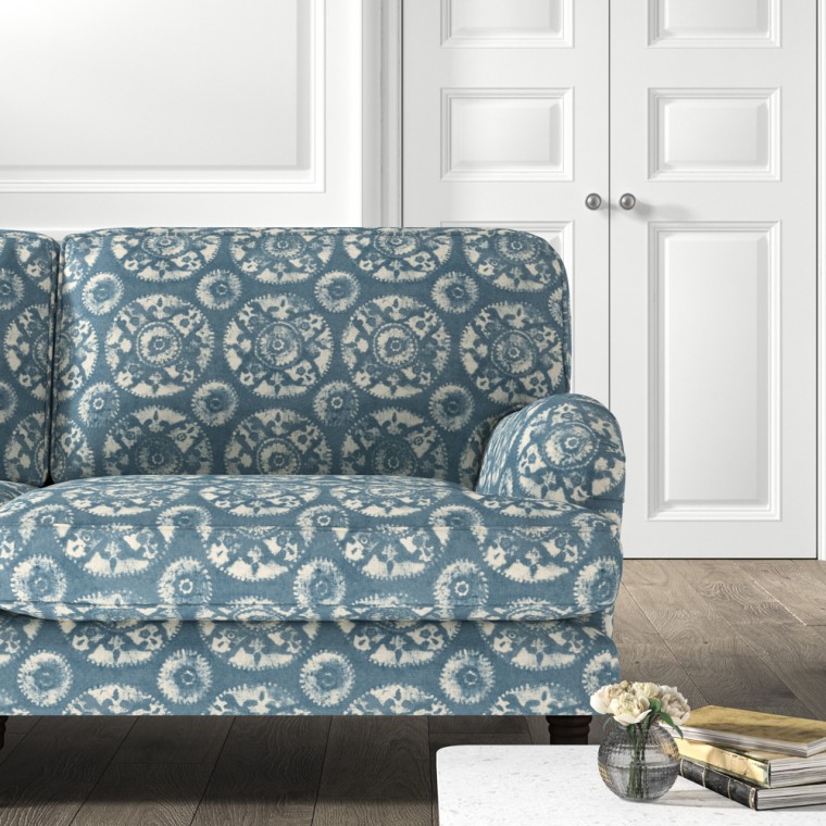 furniture bliss medium sofa nubra ink print lifestyle