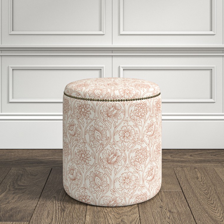 furniture malpaso footstool lotus bay rose print lifestyle