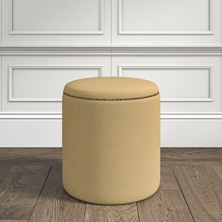 furniture malpaso footstool shani ochre plain lifestyle