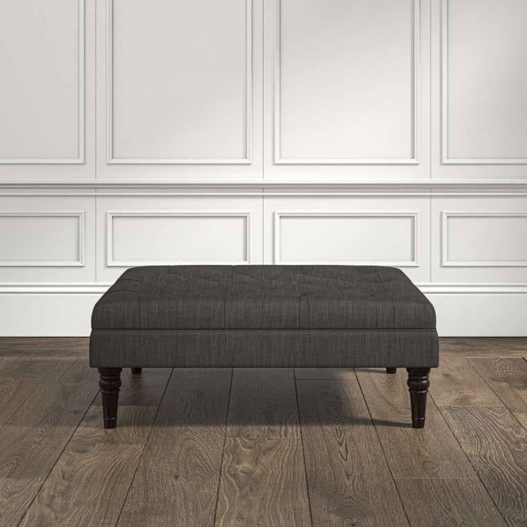 furniture monterey medium footstool amina charcoal plain lifestyle