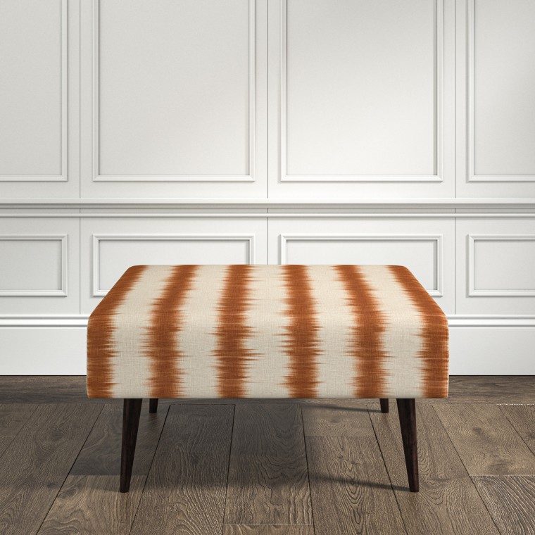 furniture ombu footstool aarna rust print lifestyle