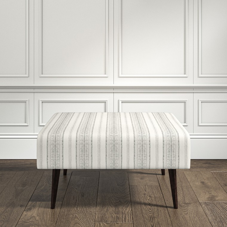 furniture ombu footstool bodo stripe charcoal print lifestyle