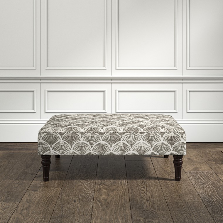 furniture savannah medium footstool medina graphite print lifestyle