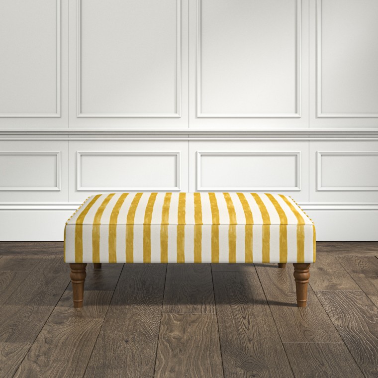 furniture savannah medium footstool tassa petite gold print lifestyle