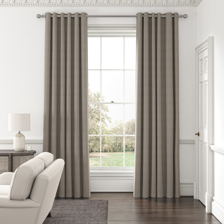 Sabra Charcoal Curtains