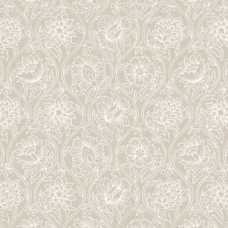 Lotus Linen Wallpaper