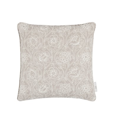 Lotus Linen Printed Cotton Cushion 43cm x 43cm