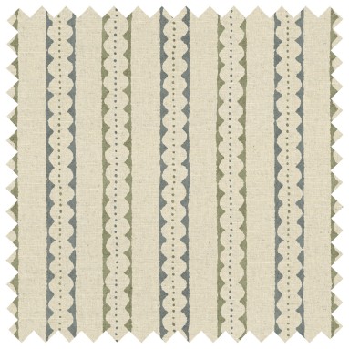 Bagru Sage Printed Cotton Fabric