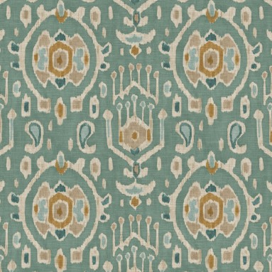 Chapan Teal Curtains