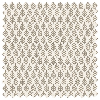 Fabric Folia Espresso Print Swatch