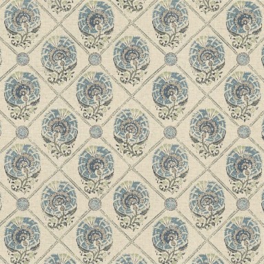 Jaya Indigo Curtains