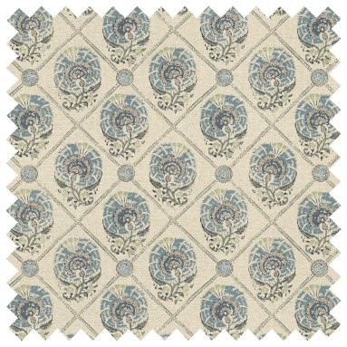 Jaya Indigo Printed Cotton Fabric