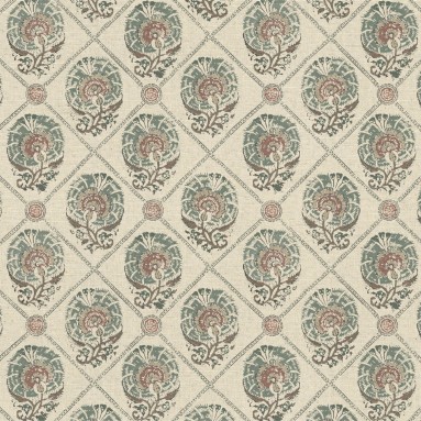 Jaya Teal Curtains
