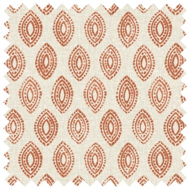 Marra Persimmon Printed Cotton Fabric