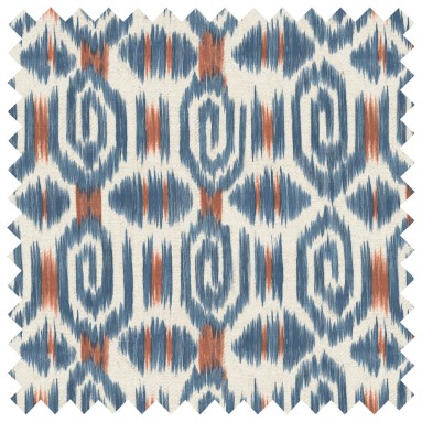 Fabric Odisha Indigo Print Swatch