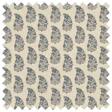 Uma Indigo Printed Cotton Fabric