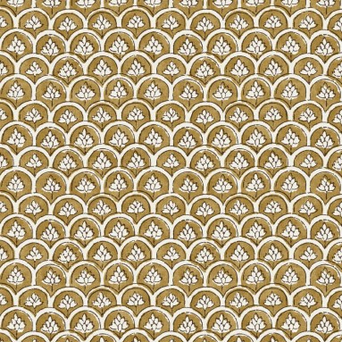 Devi Ochre Wallpaper