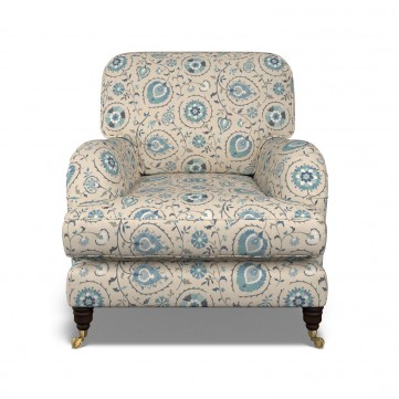 furniture bliss chair shimla azure print front