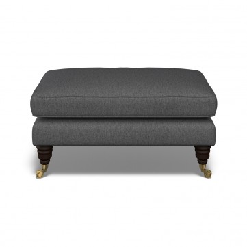furniture bliss footstool bisa charcoal plain front