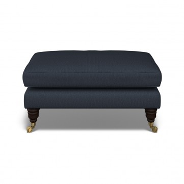 furniture bliss footstool bisa indigo plain front