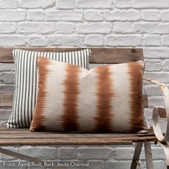 Aarna Rust Printed Cotton Cushion 55cm x 38cm