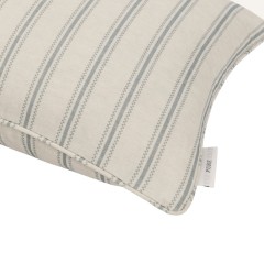 cushion aline chambray self piped edge detail