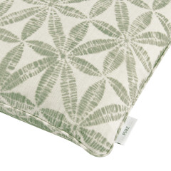 Bandhani Sage Printed Cotton Cushion 43cm x 43cm