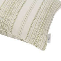 cushion bodo stripe willow self piped edge detail