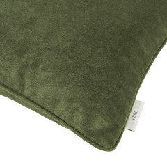 cushion cosmos olive self piped edge 43 detail