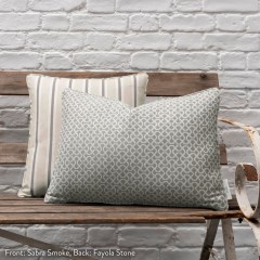 Fayola Stone Woven Cushion 43cm x 43cm