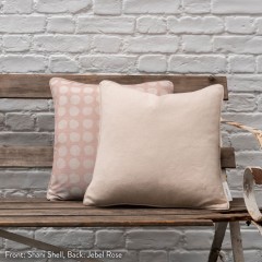 Jebel Rose Printed Cotton Cushion 43cm x 43cm