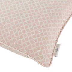cushion sabra blush self piped edge detail