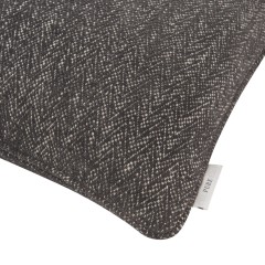 cushion safara charcoal self piped edge detail