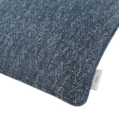 cushion safara indigo self piped edge detail